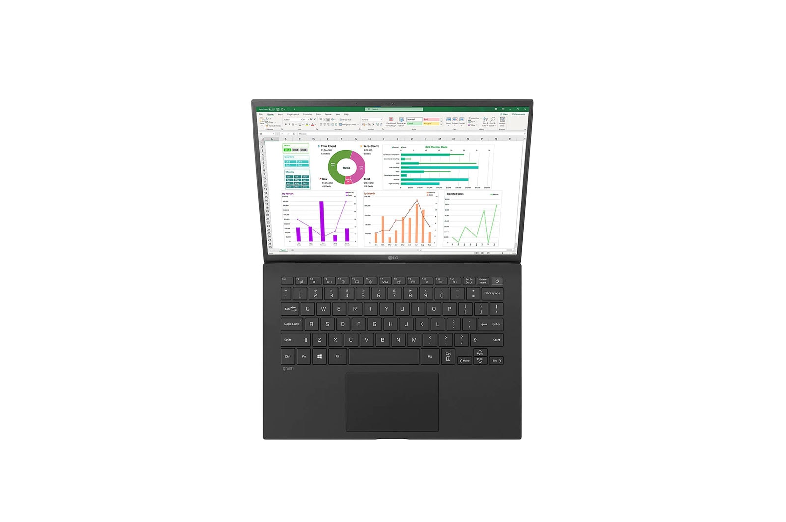 LG 14" Mobiler Thin Client mit Intel® Core™ i3 der 11. Gen., 72-Wh-Akku und IPS, 14ZT90P-G.AX32G