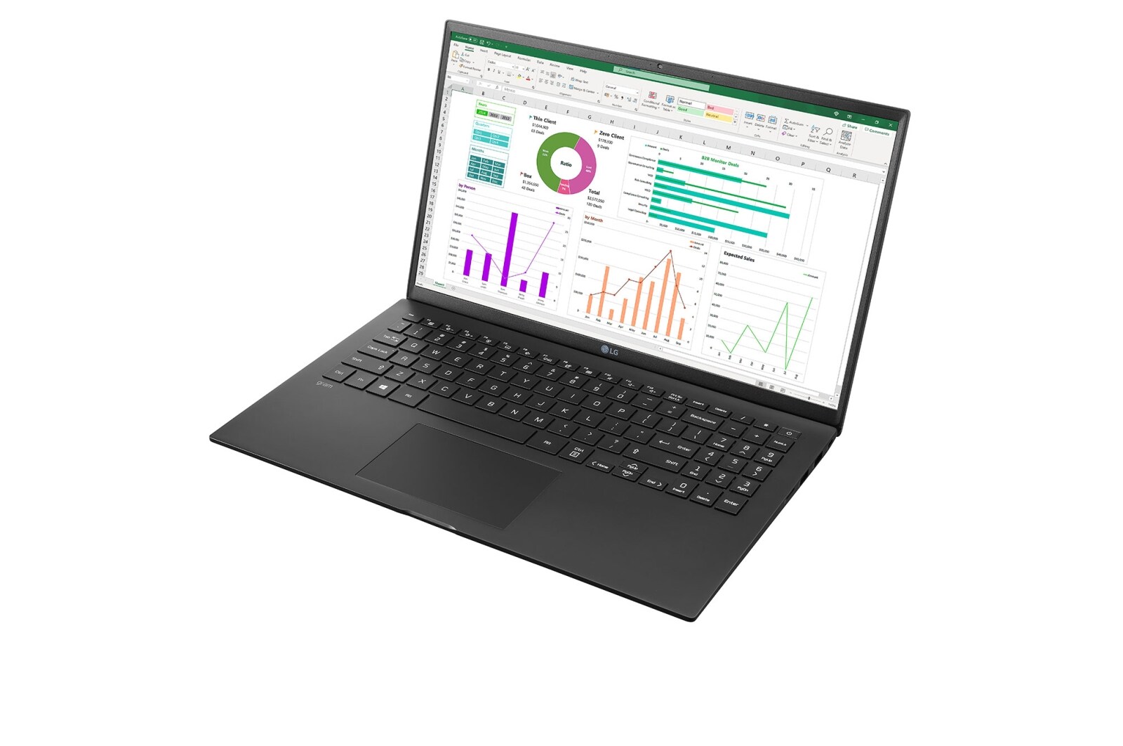 LG Mobile Thin Client mit 15,6 Zoll und 16:9 IPS-Display, 15ZT90P-G.AX36G