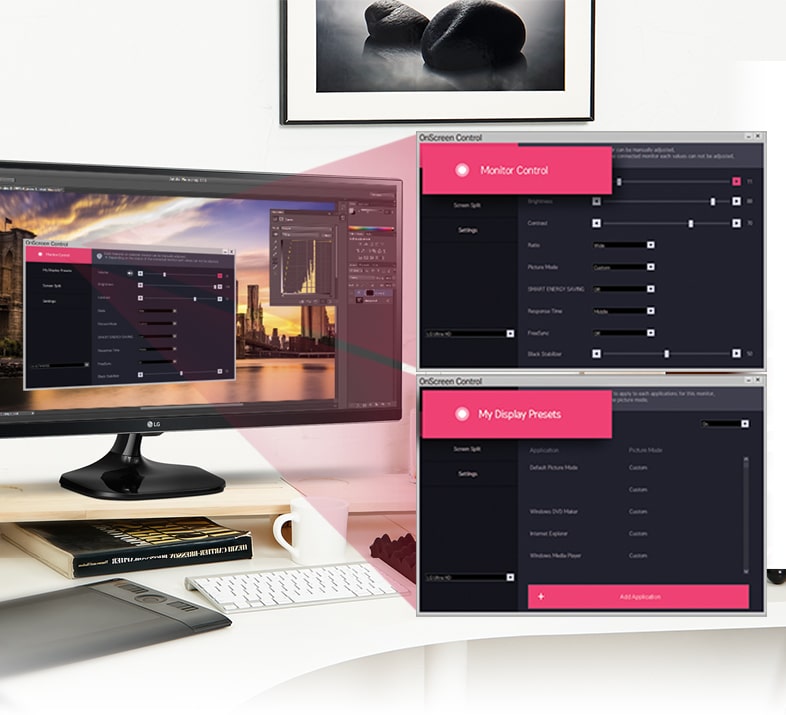 21:9 UltraWide™ Monitor 34UM58 mit 86,36 cm (34 Zoll) - 34UM58-P