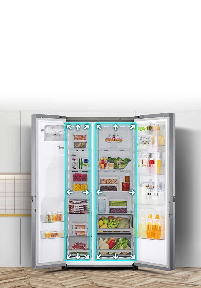 LG Side-by-Side Kühlschrank | GSLV91MBAC | LG DE