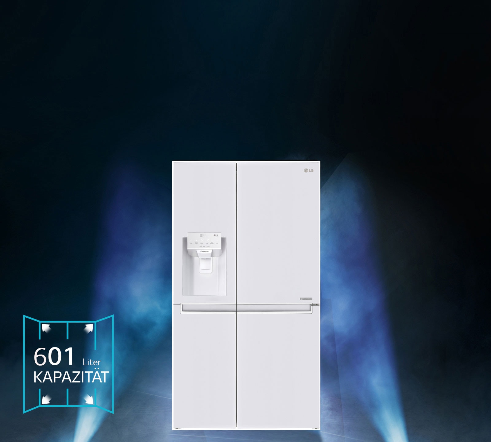 LG Side-by-Side ohne Festwasseranschluss und Door-in-Door