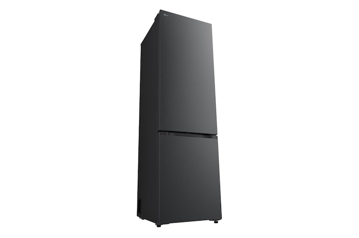 LG bottom freezer (GBBS726CEV) front side view showing exterior design