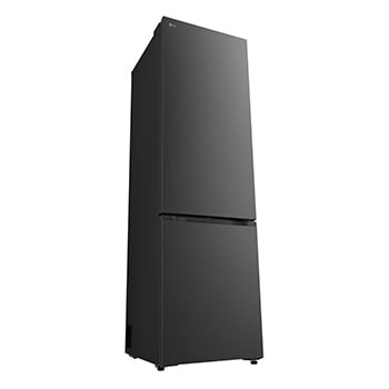 LG bottom freezer (GBBS726CEV) front side view showing exterior design