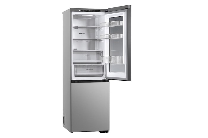 Detailansicht der abgesenkten Lebensmittelabdeckung