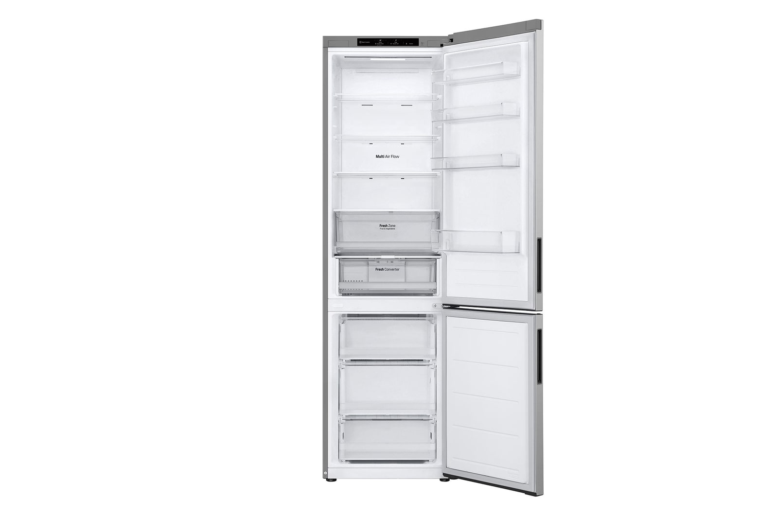 LG Kühl-Gefrierkombination (EEK B, 387​L, ​203 cm​ hoch) mit​ Smart Inverter Compressor®​ | ​GBV22NCBPY, GBV22NCBPY