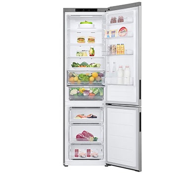 LG Kühl-Gefrierkombination (EEK B, 387​L, ​203 cm​ hoch) mit​ Smart Inverter Compressor®​ | ​GBV22NCBPY, GBV22NCBPY