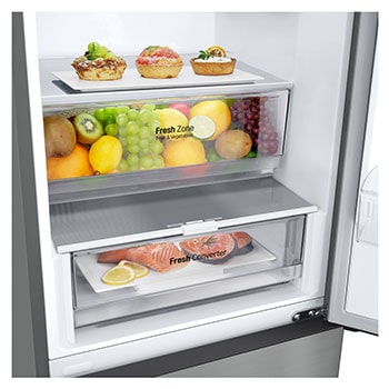 LG Kühl-Gefrierkombination (EEK B, 387​L, ​203 cm​ hoch) mit​ Smart Inverter Compressor®​ | ​GBV22NCBPY, GBV22NCBPY