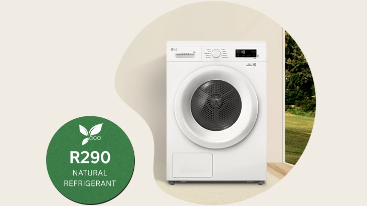 R290-Markierung und Trocknerbild