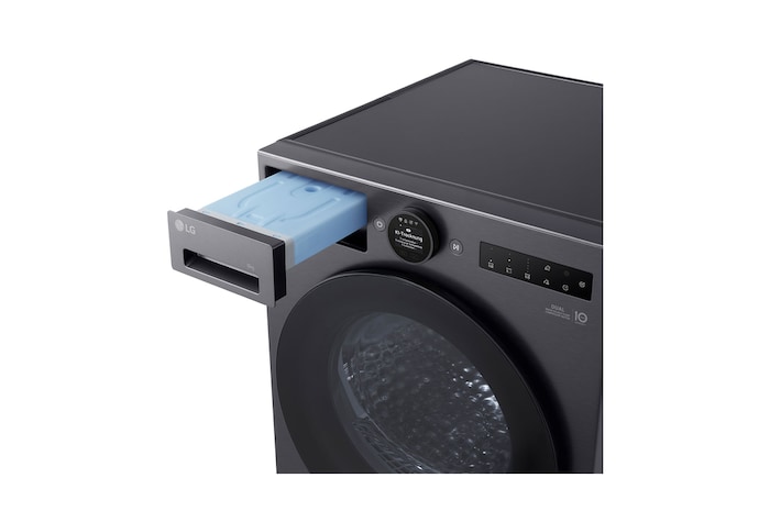 LG Trockner Mattschwarz (EEK B, 8 kg) mit Dual Inverter Wärmepumpentechnologie & selbstreinigendem Kondensator I RT80X8BC, RT80X8BC