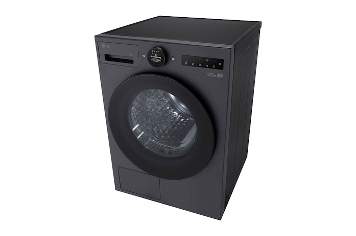LG Trockner Mattschwarz (EEK B, 8 kg) mit Dual Inverter Wärmepumpentechnologie & selbstreinigendem Kondensator I RT80X8BC, RT80X8BC