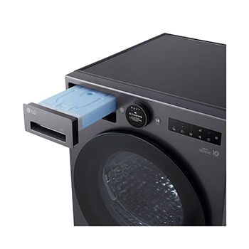 LG Trockner Mattschwarz (EEK B, 8 kg) mit Dual Inverter Wärmepumpentechnologie & selbstreinigendem Kondensator I RT80X8BC, RT80X8BC