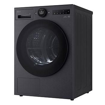 LG Trockner Mattschwarz (EEK B, 8 kg) mit Dual Inverter Wärmepumpentechnologie & selbstreinigendem Kondensator I RT80X8BC, RT80X8BC
