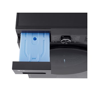 LG Trockner Mattschwarz (EEK A, 9 kg) mit Dual Inverter Wärmepumpentechnologie & selbstreinigendem Kondensator I RT90X9B, RT90X9B