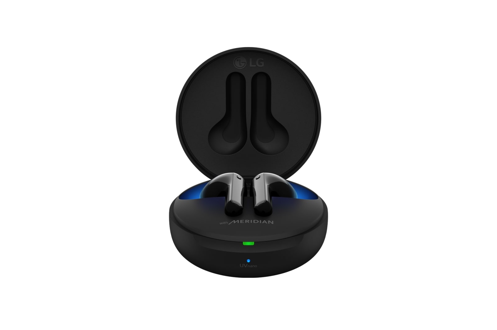 LG TONE Free FN7 | schwarz | Wireless Earbuds mit MERIDIAN-Sound und ANC, HBS-FN7 Black