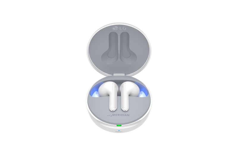 LG TONE Free FN7 | weiß | Wireless Earbuds mit MERIDIAN-Sound und ANC, HBS-FN7 White