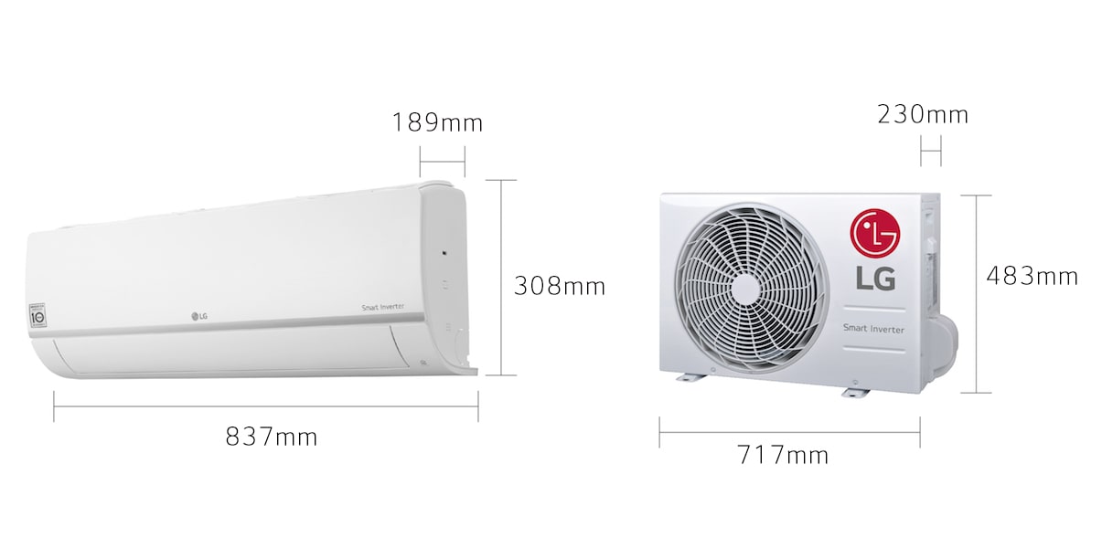 Smart Inverter Klima Splitgerät 3,5 KW STANDARD PLUS - PM12SP
