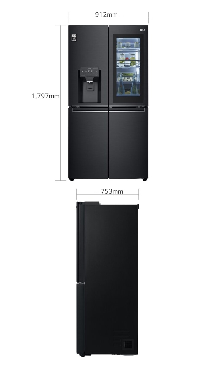 Kühlschrank Insta-View Door-In-Door von LG - [SCHÖNER WOHNEN]