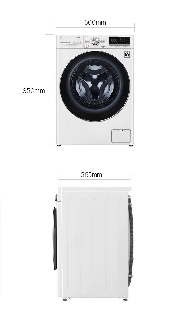Waschtrockner mit AI DD® | 9 kg Waschen | V5WD961 & LG XBOOM Go PN7  Bluetooth Speaker - V5WD961 PN7 | LG DE