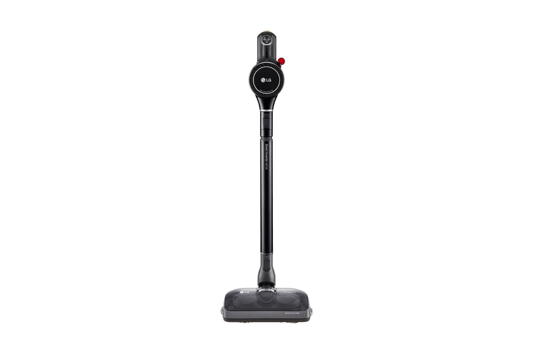 LG Akku-Staubsauger Full Black (112cm hoch) mit zwei Akkus, drei verschiedenen Saugstufen & Smart Inverter Motor® | A9K-ULTRA1B, A9K-ULTRA1B