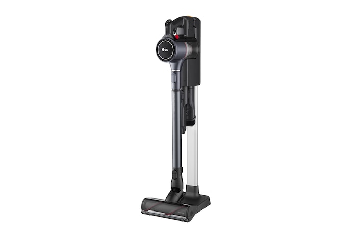 LG Akku-Staubsauger Iron Grey (112cm hoch) mit zwei Akkus, drei verschiedenen Saugstufen & Smart Inverter Motor® | A9K-PRO1G, A9K-PRO1G
