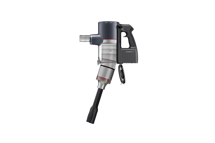 LG Akku-Staubsauger Iron Grey (112cm hoch) mit zwei Akkus, drei verschiedenen Saugstufen & Smart Inverter Motor® | A9K-PRO1G, A9K-PRO1G