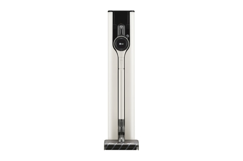 Vorderansicht des 0.44L All-In-One Akku-Staubsauger-Tower Calming Beige A9T-ULTRA1C