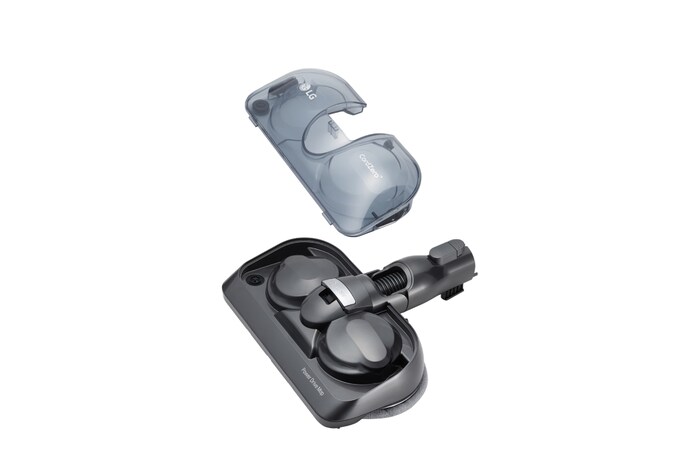 LG Akku-Staubsauger Calming Beige (112cm hoch) mit zwei Akkus, All-in-One Tower & automatischer Staubabsaugung | A9T-ULTRA1C , A9T-ULTRA1C