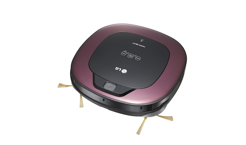 LG HomBot Square im effizienten quadratischen Design mit Kamera-System für eine intelligente und komfortable Reinigung., VR34406LV