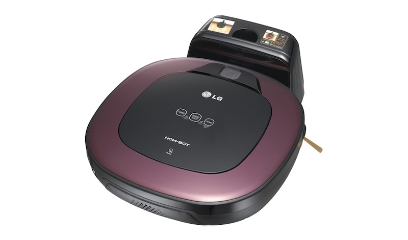 LG HomBot Square im effizienten quadratischen Design mit Kamera-System für eine intelligente und komfortable Reinigung., VR34406LV