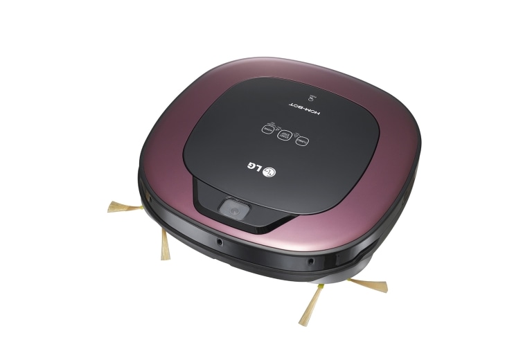 LG HomBot Square im effizienten quadratischen Design mit Kamera-System für eine intelligente und komfortable Reinigung., VR34406LV