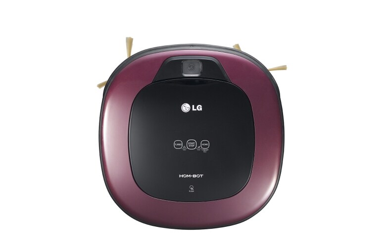 LG HomBot Square im effizienten quadratischen Design mit Kamera-System für eine intelligente und komfortable Reinigung., VR34406LV