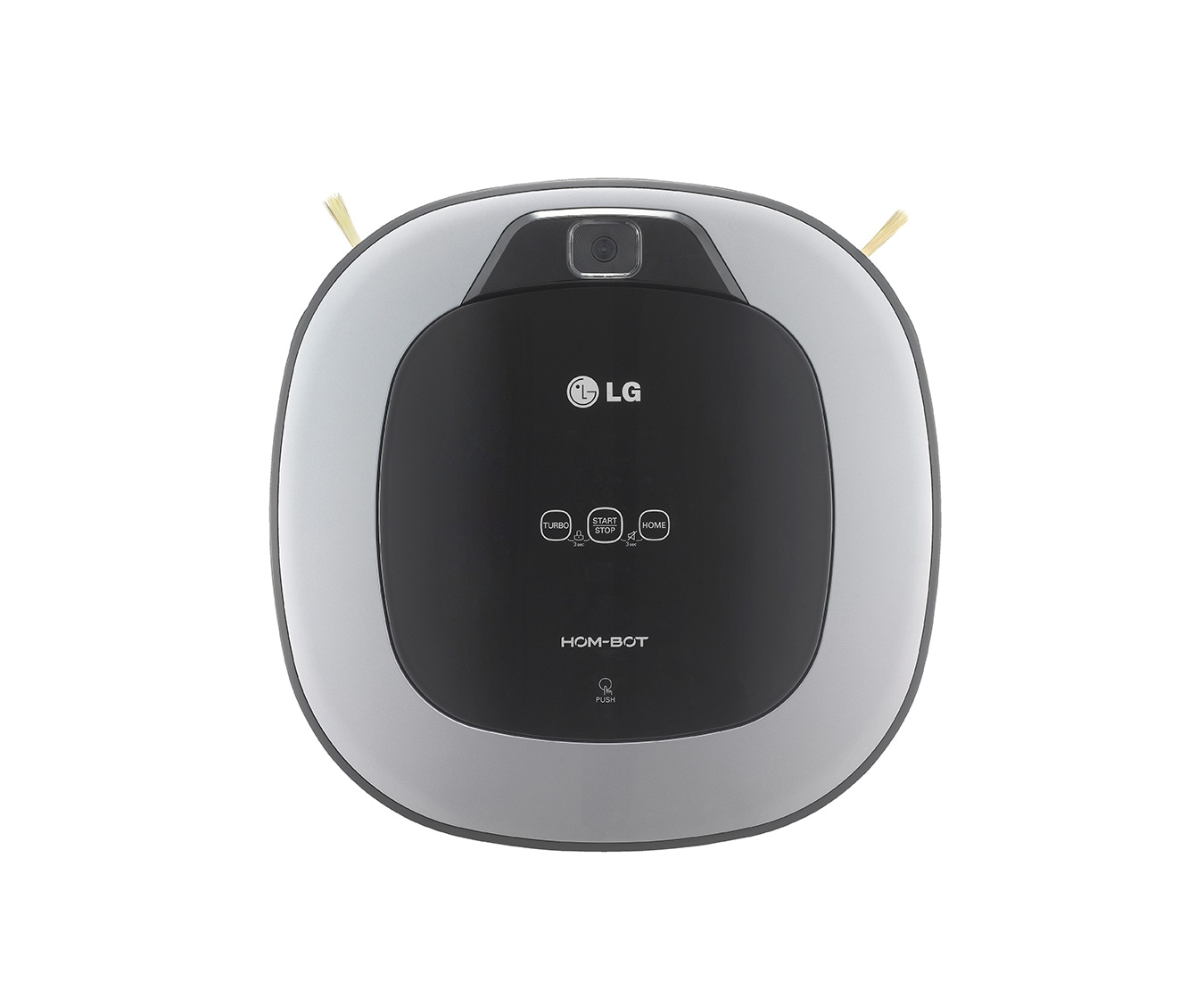 LG HomBot Square im effizienten quadratischen Design mit Kamera-System für eine intelligente und komfortable Reinigung., VR34408LV
