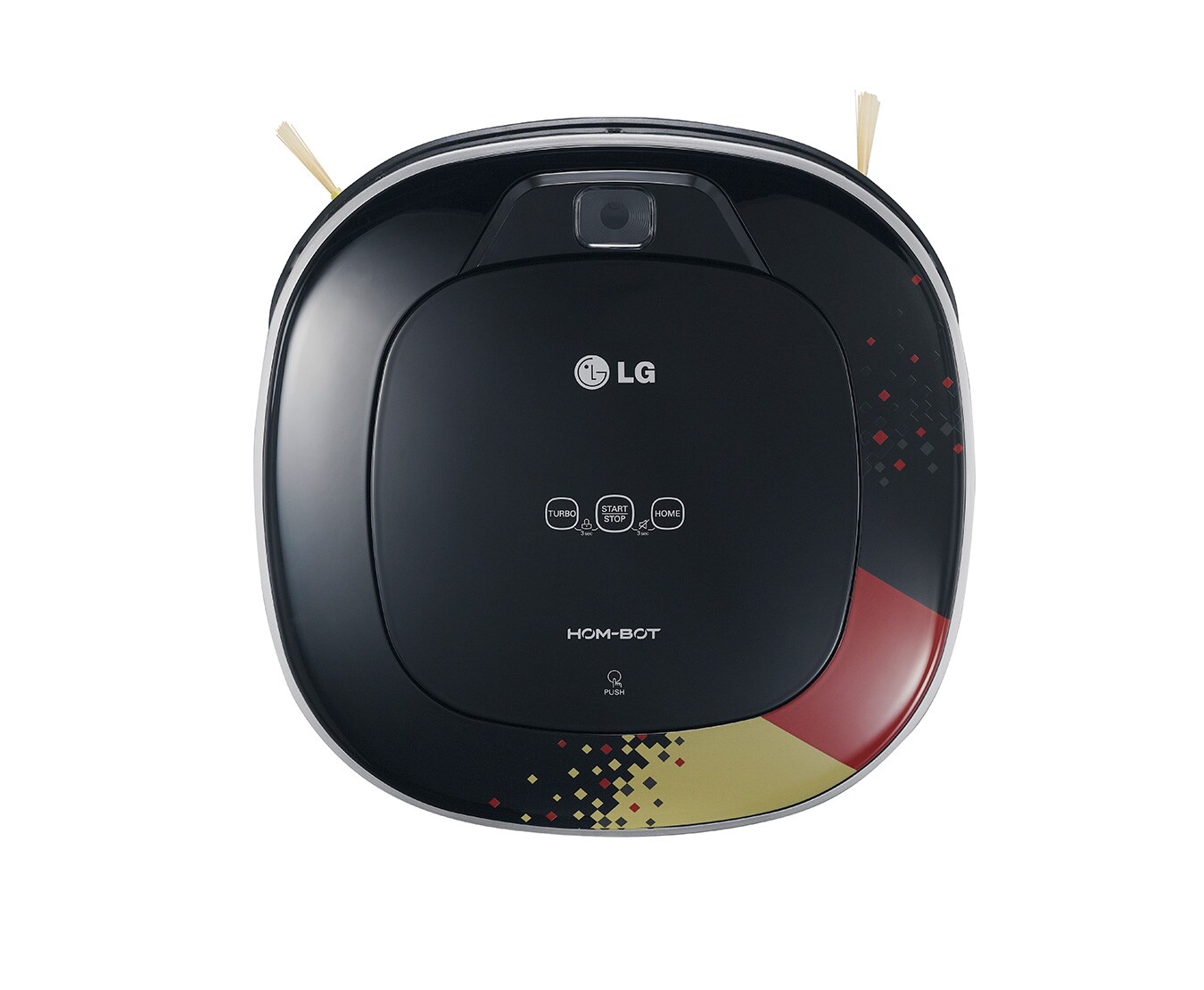 LG HomBot Square als Fanedition im effizienten quadratischen Design mit Kamera-System für eine intelligente und komfortable Reinigung., VR63455LV