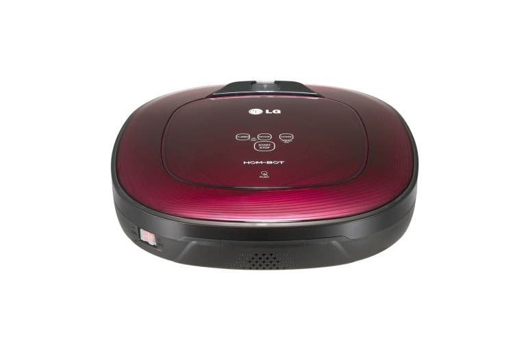Vorderseite von HomBot Square Pet Care mit Dual-Kamera-System für eine intelligente und komfortable Reinigung. VR64701LVMP