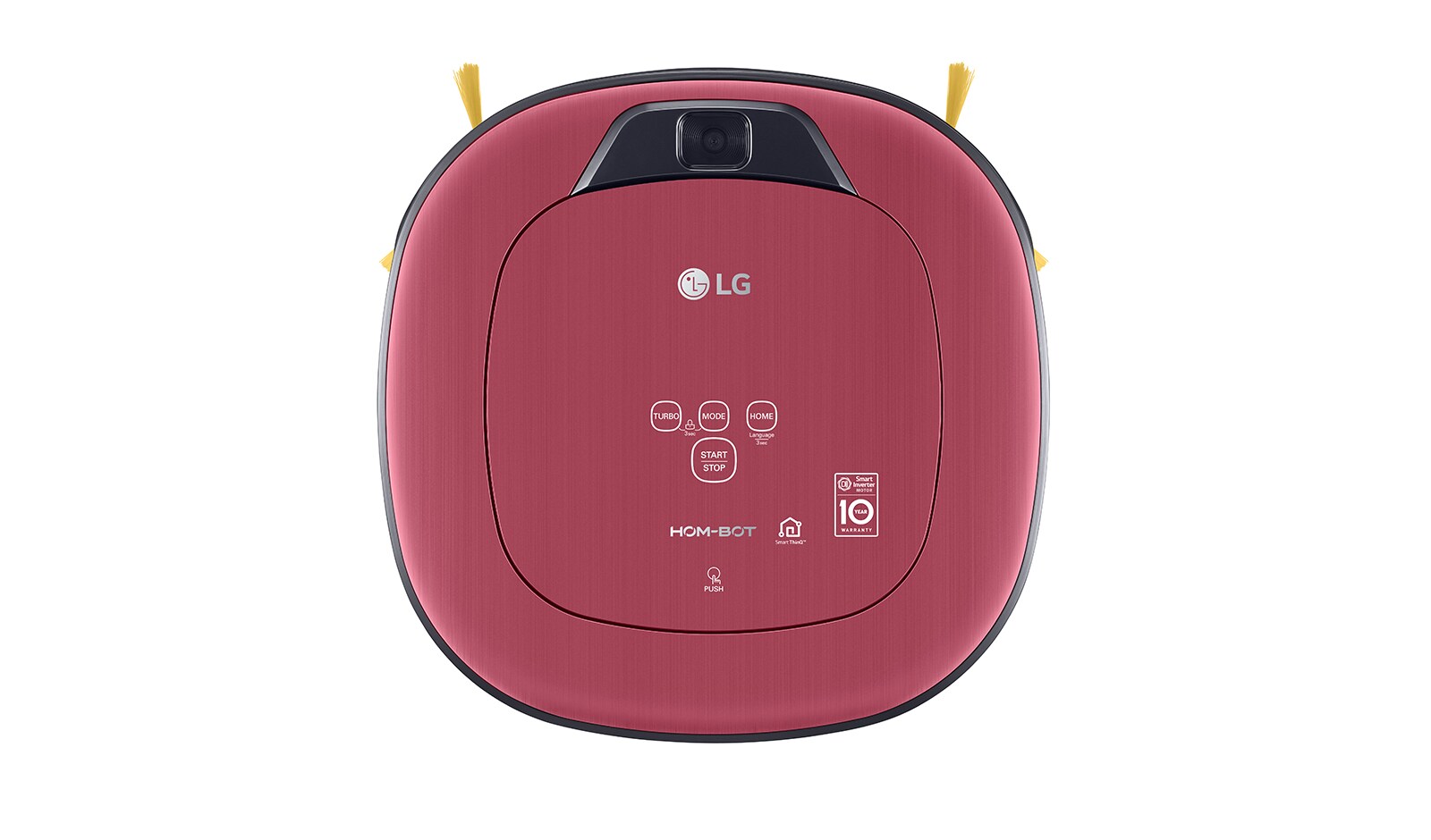 LG HomBot Square im effizienten quadratischen Design mit Dual Eye 2.0 und mit Robonavi 10.0 für eine Intelligente und komfortable Reinigung und SmartThinQ, VR9624PR