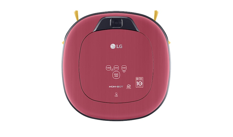 LG HomBot Square im effizienten quadratischen Design mit Dual Eye 2.0 und mit Robonavi 10.0 für eine Intelligente und komfortable Reinigung und SmartThinQ, VR9624PR