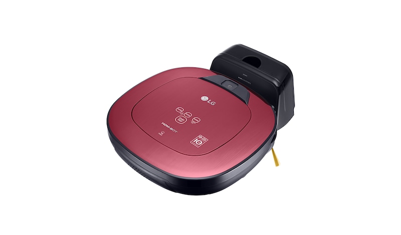 LG HomBot Square im effizienten quadratischen Design mit Dual Eye 2.0 und mit Robonavi 10.0 für eine Intelligente und komfortable Reinigung und SmartThinQ, VR9624PR