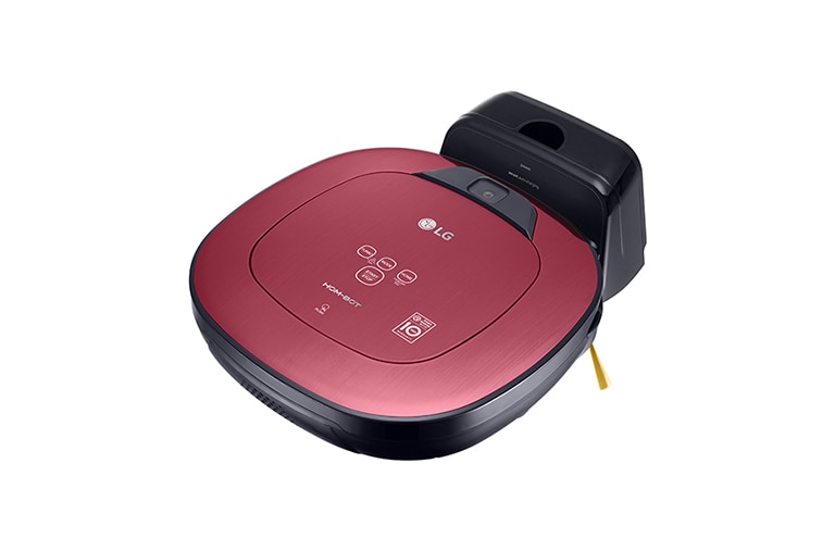 LG HomBot Square im effizienten quadratischen Design mit Dual Eye 2.0 und mit Robonavi 10.0 für eine Intelligente und komfortable Reinigung und SmartThinQ, VR9624PR