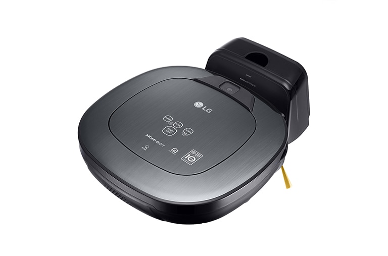 LG  HomBot Square mit Home View™ und Home Guard™, intelligente Reinigung und Raumüberwachung, VRH950MSPCM