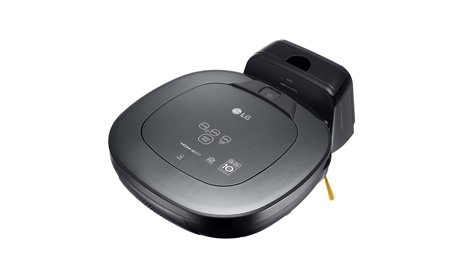 LG  HomBot Square mit Home View™ und Home Guard™, intelligente Reinigung und Raumüberwachung, VRH950MSPCM