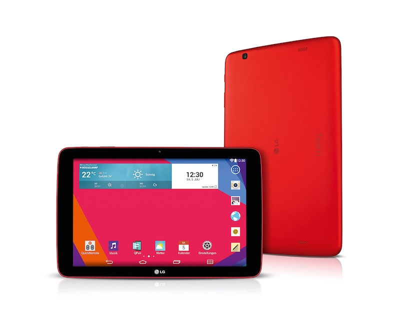 LG 10-Zoll-Tablet mit 1,2-GHz-Quad-Core-Prozessor, IPS-Display, 8.000-mAh-Akku und QPair 2.0, G Pad 10.1