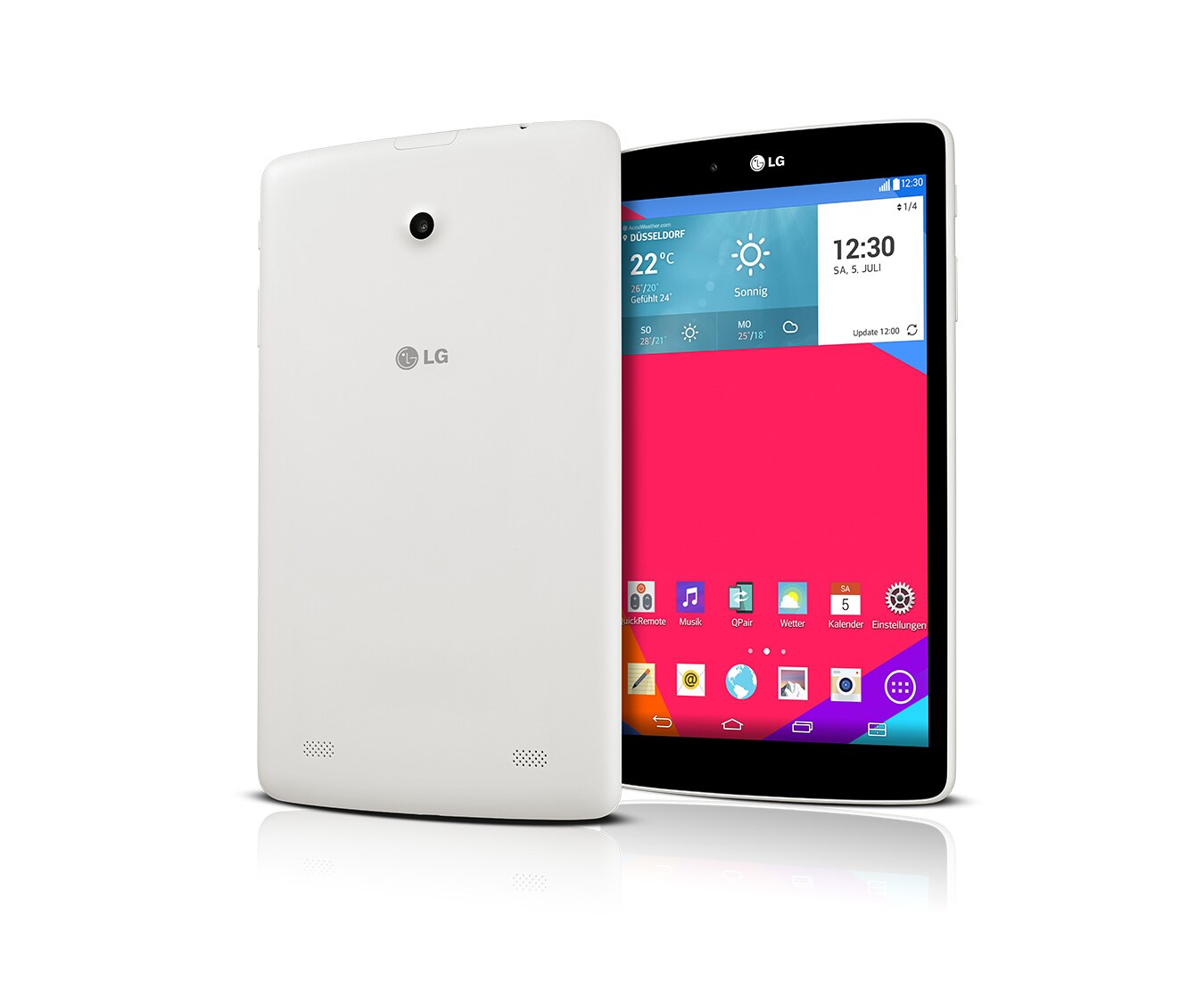 LG Tablet mit 1,2-GHz-Quad-Core-Prozessor, IPS-Display, 4G LTE und QPair 2.0, G Pad 8.0 LTE