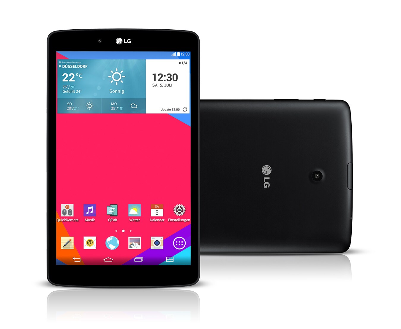 LG Tablet mit 1,2-GHz-Quad-Core-Prozessor, IPS-Display, 4G LTE und QPair 2.0, G Pad 8.0 LTE