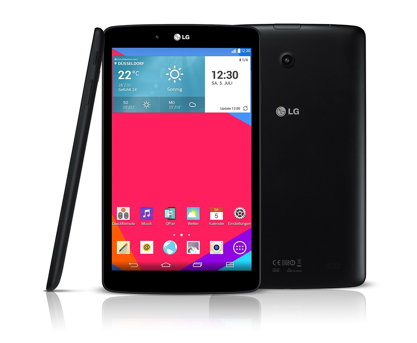 LG Tablet mit 1,2-GHz-Quad-Core-Prozessor, IPS-Display, 4G LTE und QPair 2.0, G Pad 8.0 LTE