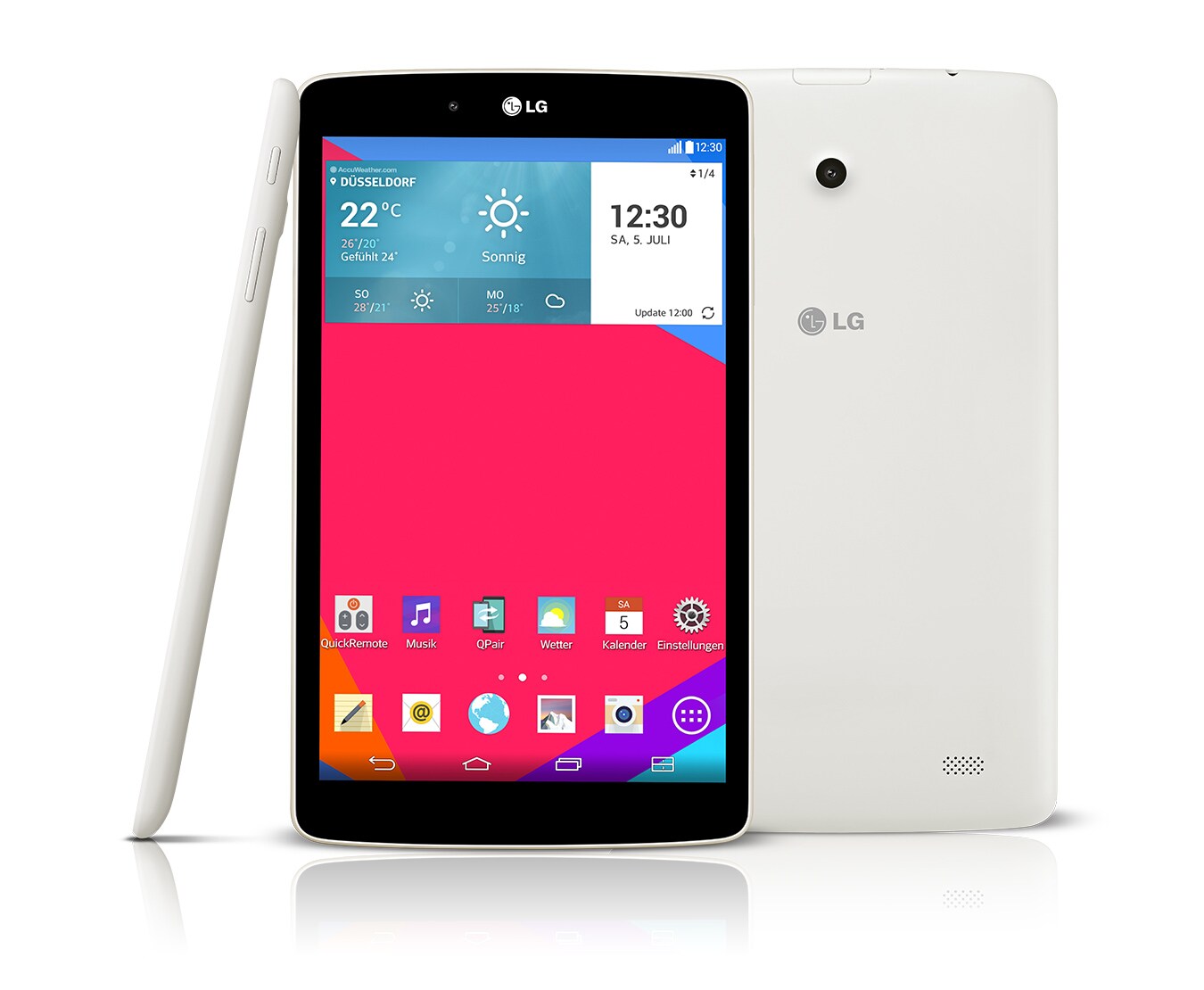 LG Tablet mit 1,2-GHz-Quad-Core-Prozessor, IPS-Display, 4G LTE und QPair 2.0, G Pad 8.0 LTE