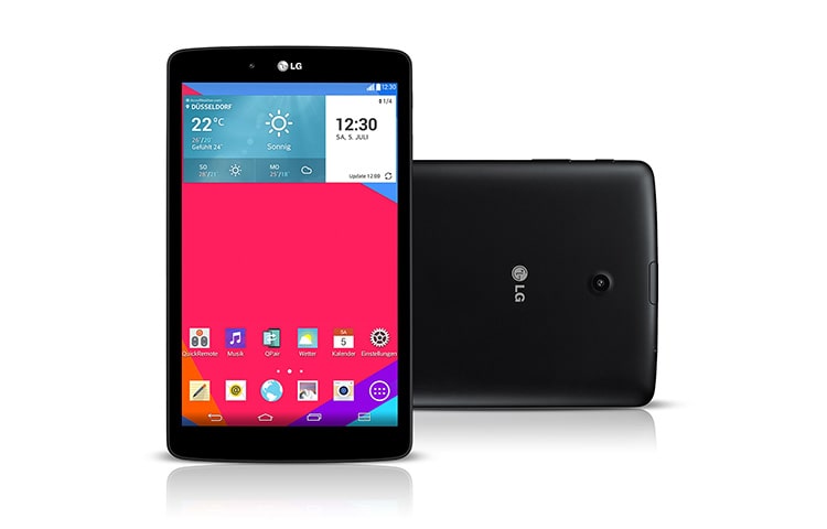 LG Tablet mit 1,2-GHz-Quad-Core-Prozessor, IPS-Display, 4G LTE und QPair 2.0, G Pad 8.0 LTE