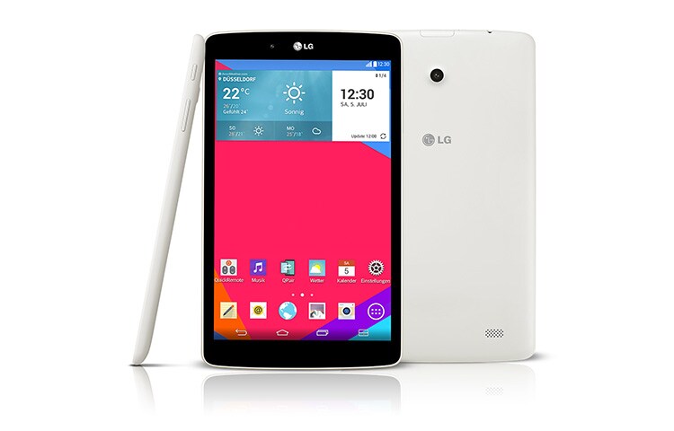 LG Tablet mit 1,2-GHz-Quad-Core-Prozessor, IPS-Display, 4G LTE und QPair 2.0, G Pad 8.0 LTE