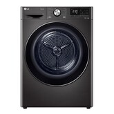 Trockner Schwarz (A+++, 8 kg) mit Dual Inverter Wärmepumpentechnologie & selbstreinigendem Kondensator I RT80V9B