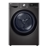 Trockner Schwarz (C, 8 kg) mit Dual Inverter Wärmepumpentechnologie & selbstreinigendem Kondensator I RT80V9B