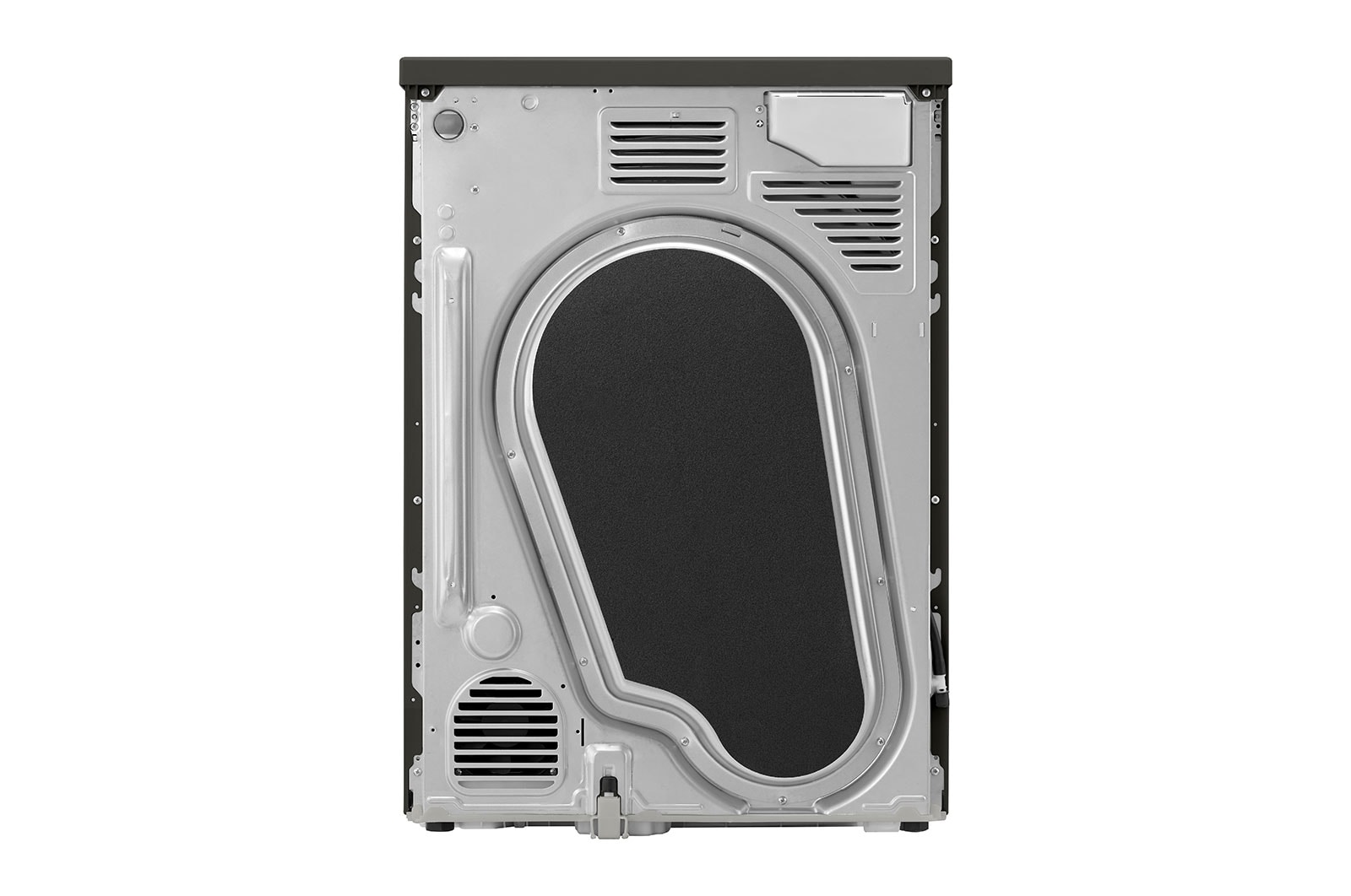 LG Trockner Schwarz (A+++, 8 kg) mit Dual Inverter Wärmepumpentechnologie & selbstreinigendem Kondensator I RT80V9B, RT80V9B